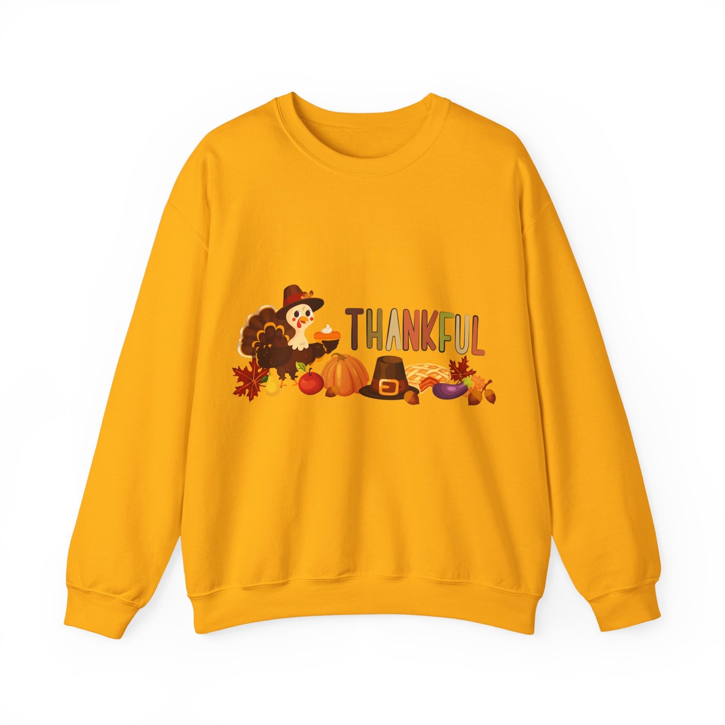 Thankful Thanksgiving Crewneck Sweatshirt  | True North