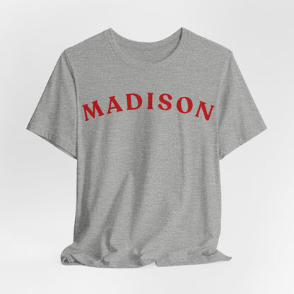 Madison Arc Name T‑Shirt — Personalized City/Name Tee