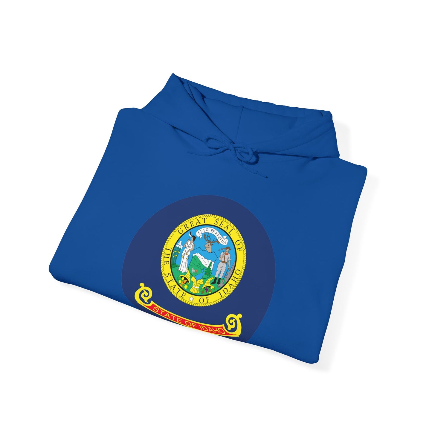 Idaho State Seal Hoodie — Vintage Idaho Emblem Pullover BOISE