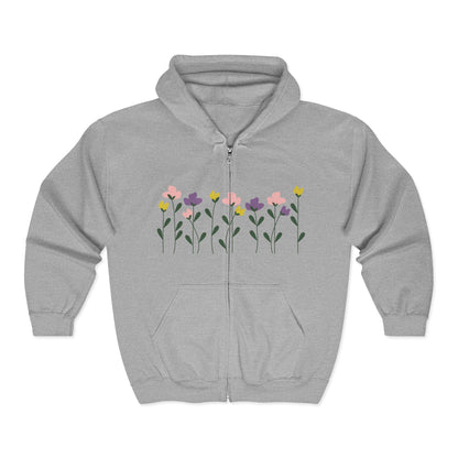 Floral Full Zip Hoodie | Casual Wear | True North