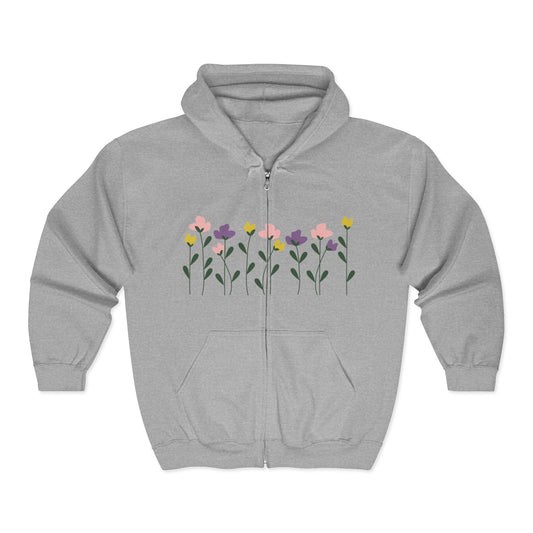 Floral Full Zip Hoodie | Casual Wear | True North