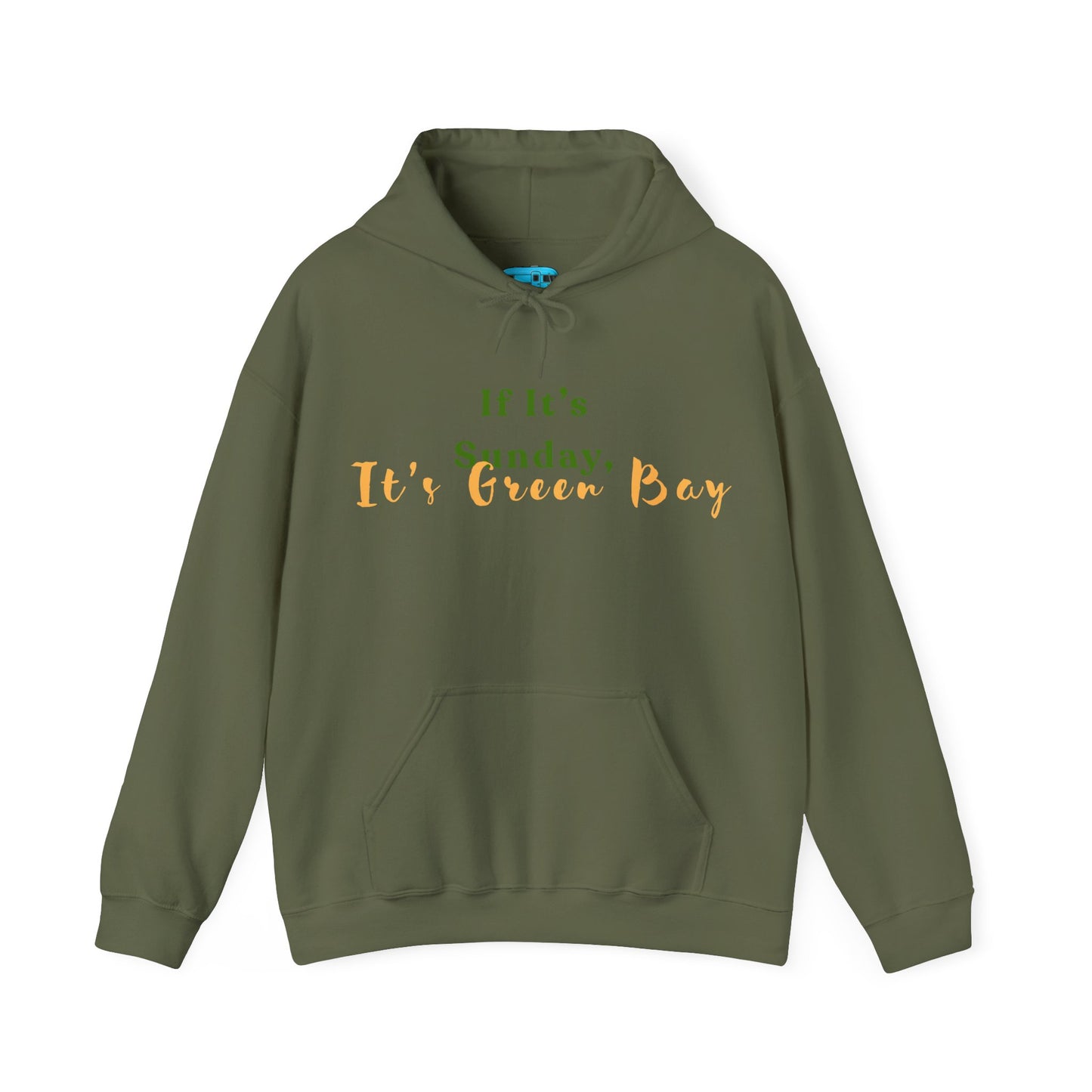 Green Bay Fan Gear Heavy Blend Hooded Sweatshirt | Cozy Sundays | True North