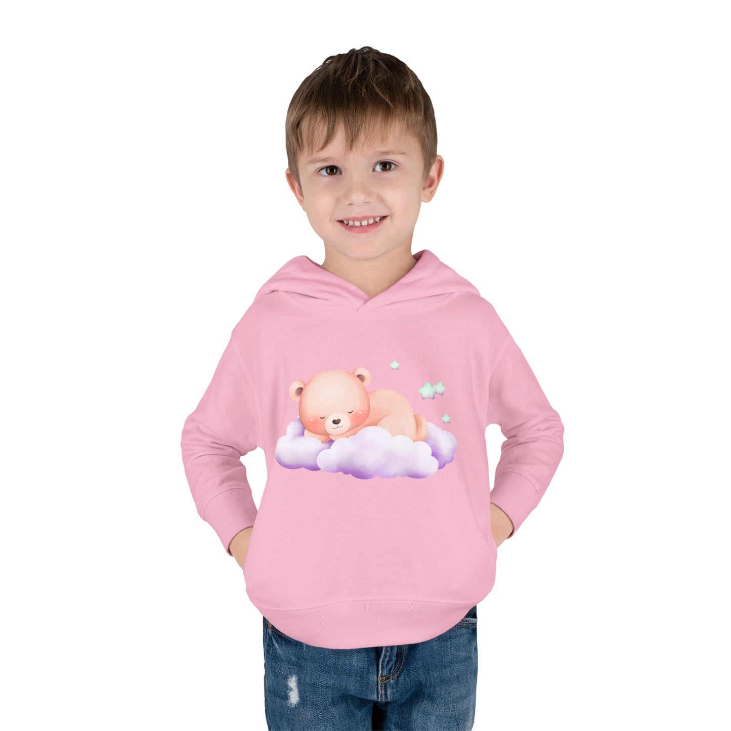 Adorable Bear Design Fleece Hoodie | Nursery Outfit | True North