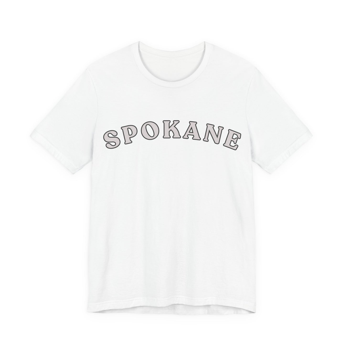 Spokane Retro Arch T-Shirt — Vintage College Style Tee
