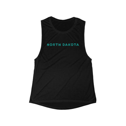 North Dakota | Women’s Flowy Scoop Muscle Tank | True North