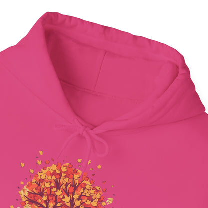 Autumn Tree Hoodie | Thanksgiving Gift, Nature-Inspired Casual Wear | True North