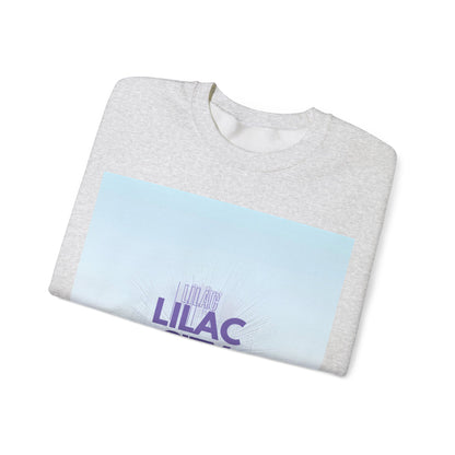 Lilac City Spokane Crewneck Sweatshirt — Pastel Gradient Graphic Pullover