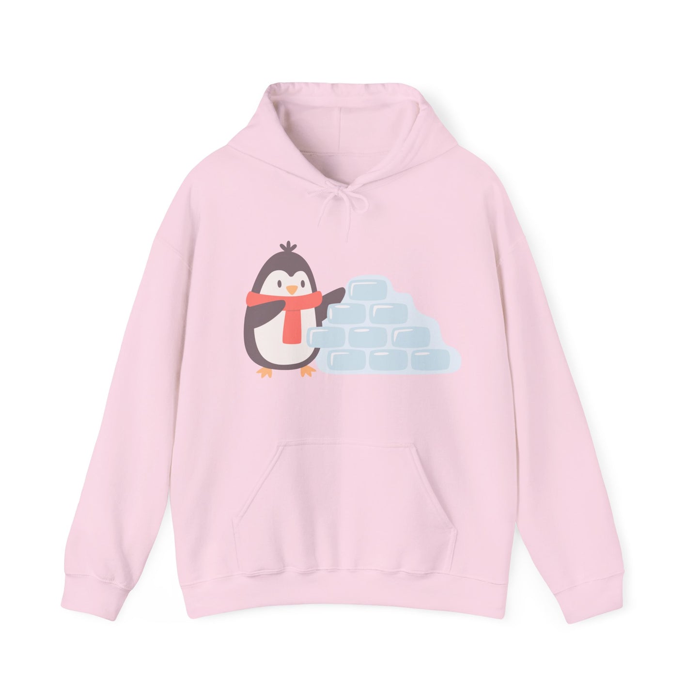 Cozy Penguin Hoodie | Winter Sweatshirt with Cute Holiday Theme | True North