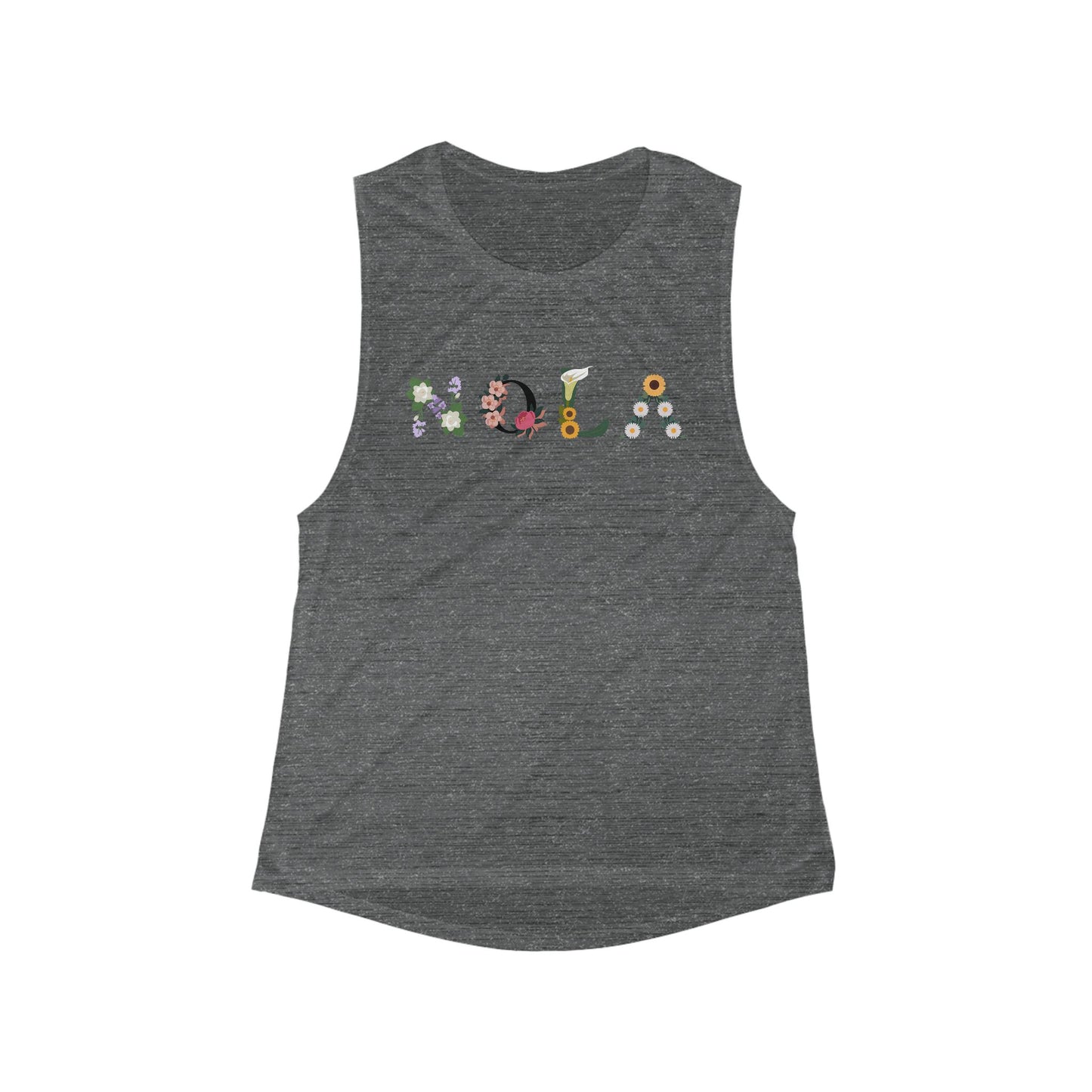 NOLA New Orleans Louisiana | Women’s Flowy Scoop Muscle Tank | True North