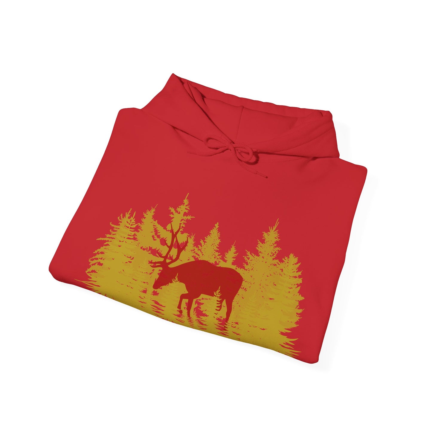 Nature-Inspired Hooded Sweatshirt | Cozy Wilderness Adventures | True North