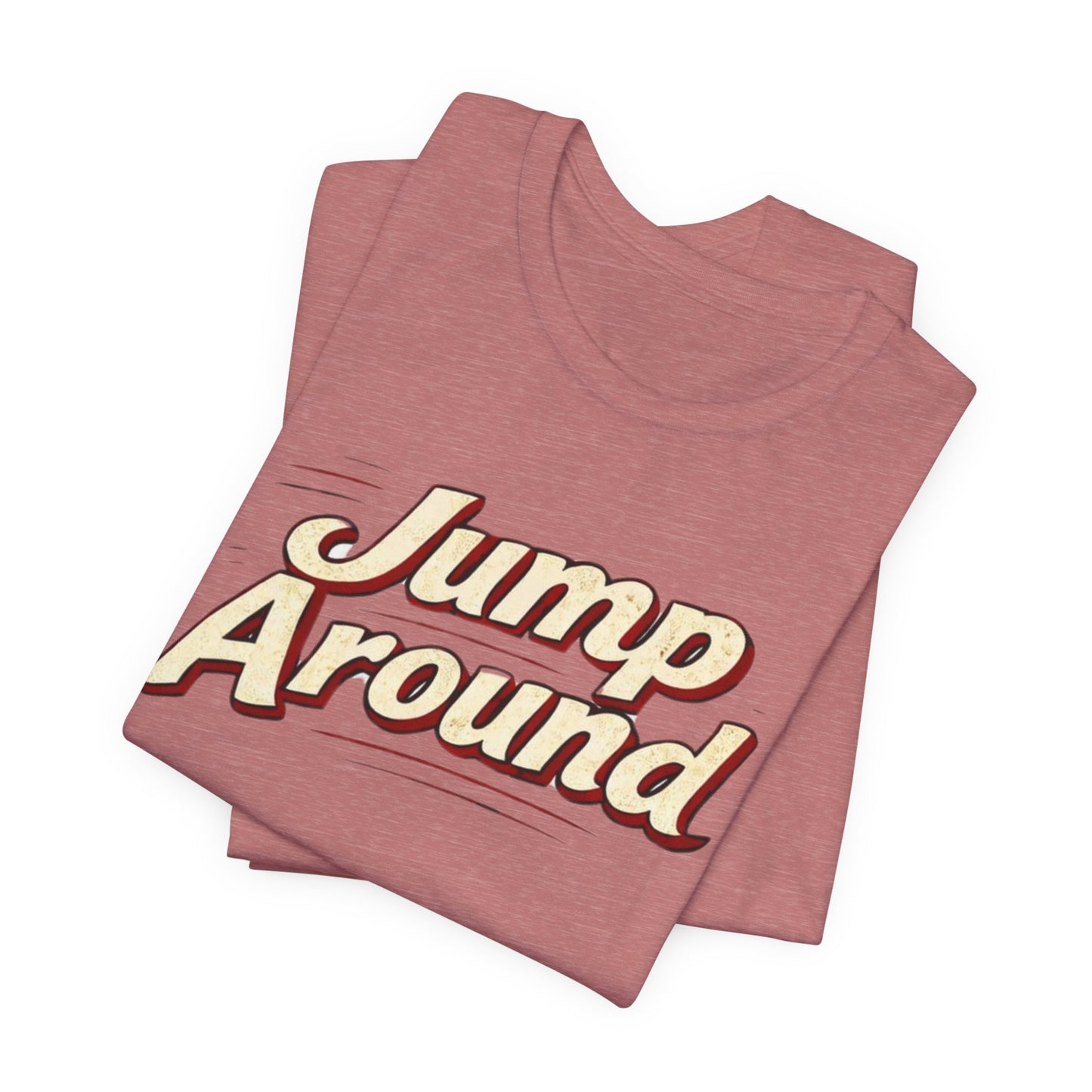 Jump Around Vintage Graphic Tee — Retro Dance Party JERSEY T‑Shirt MADISON