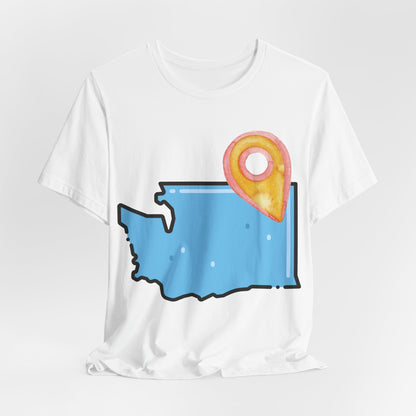 SPOKANE Map T-Shirt with Location Pin — Travel & Home Pride Tee