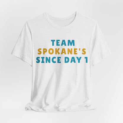 Team Spokane's Since Day 1 T-Shirt — Spokane Pride Graphic Tee