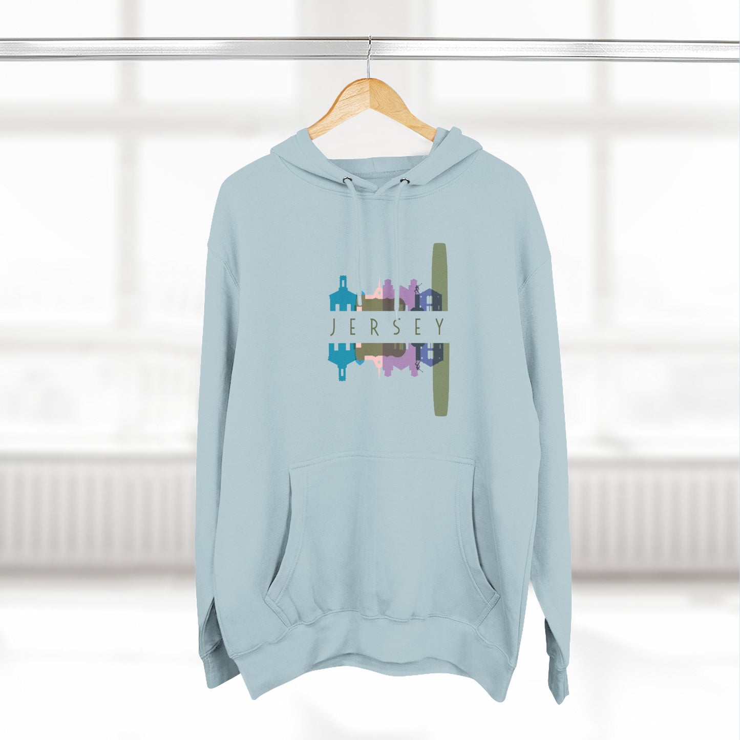Three-Panel Fleece Hoodie  | Cozy Layer | True North