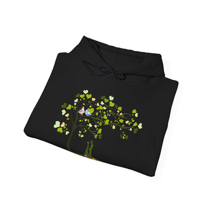 Hoodie with Tree Design | Heavy Blend Fall Fashion| True North