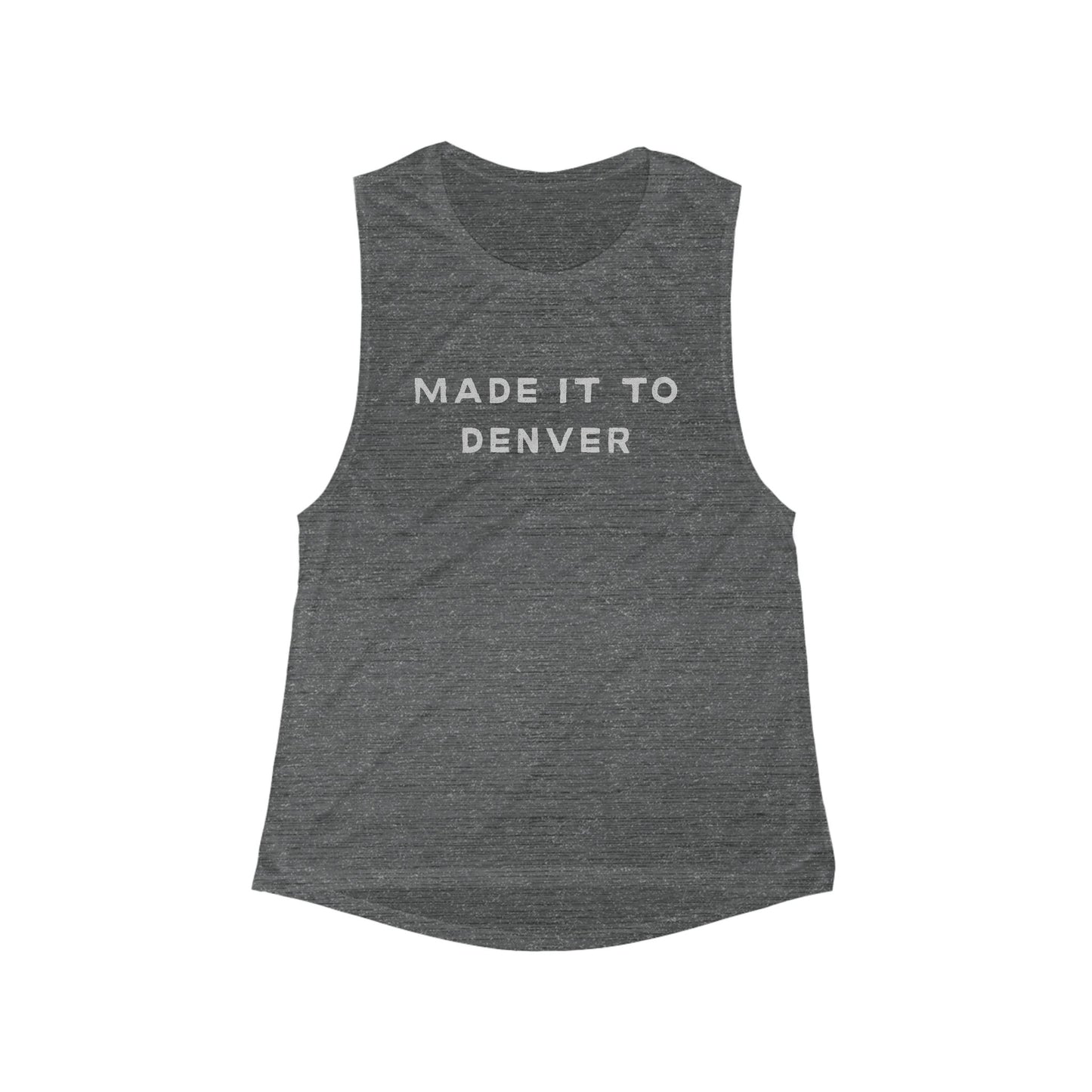 Made It to Denver | Women’s Flowy Scoop Muscle Tank | True North