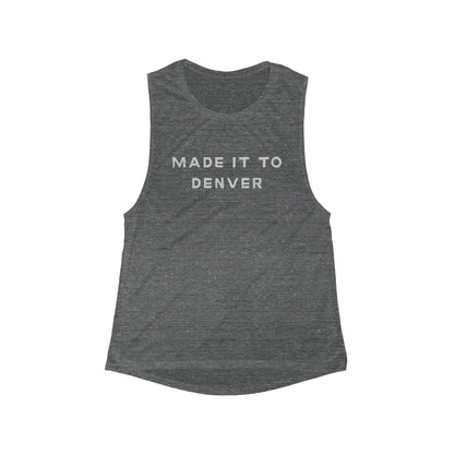 Made It to Denver | Women’s Flowy Scoop Muscle Tank | True North
