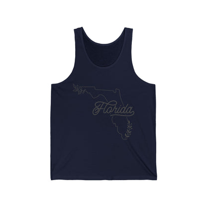Florida Men/Unisex Jersey Tank Top | Soft Cotton Premium Fit | True North