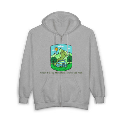 Great Smoky Mountains Zip Hoodie | National Park Adventure Wear | True North