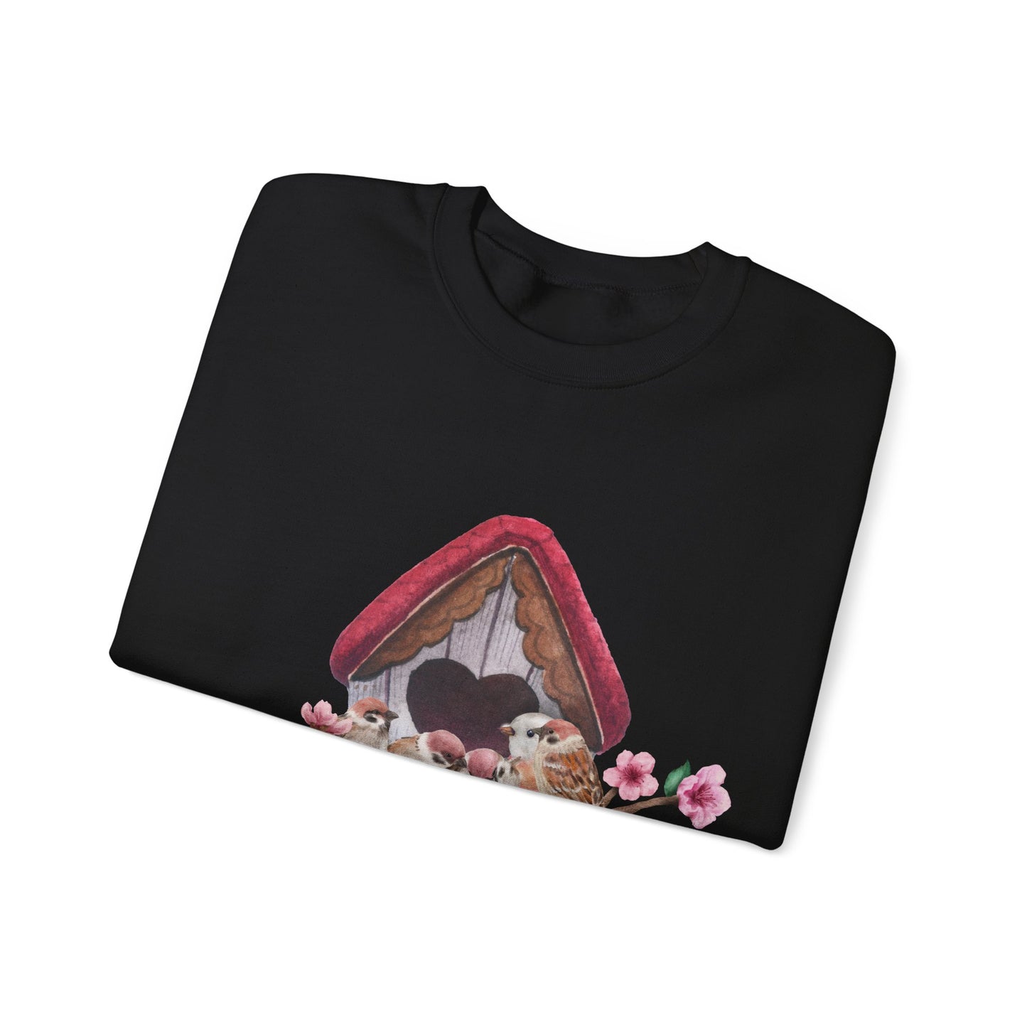 Cozy Birdhouse Crewneck Sweatshirt | Heavy Blend Pullover | True North