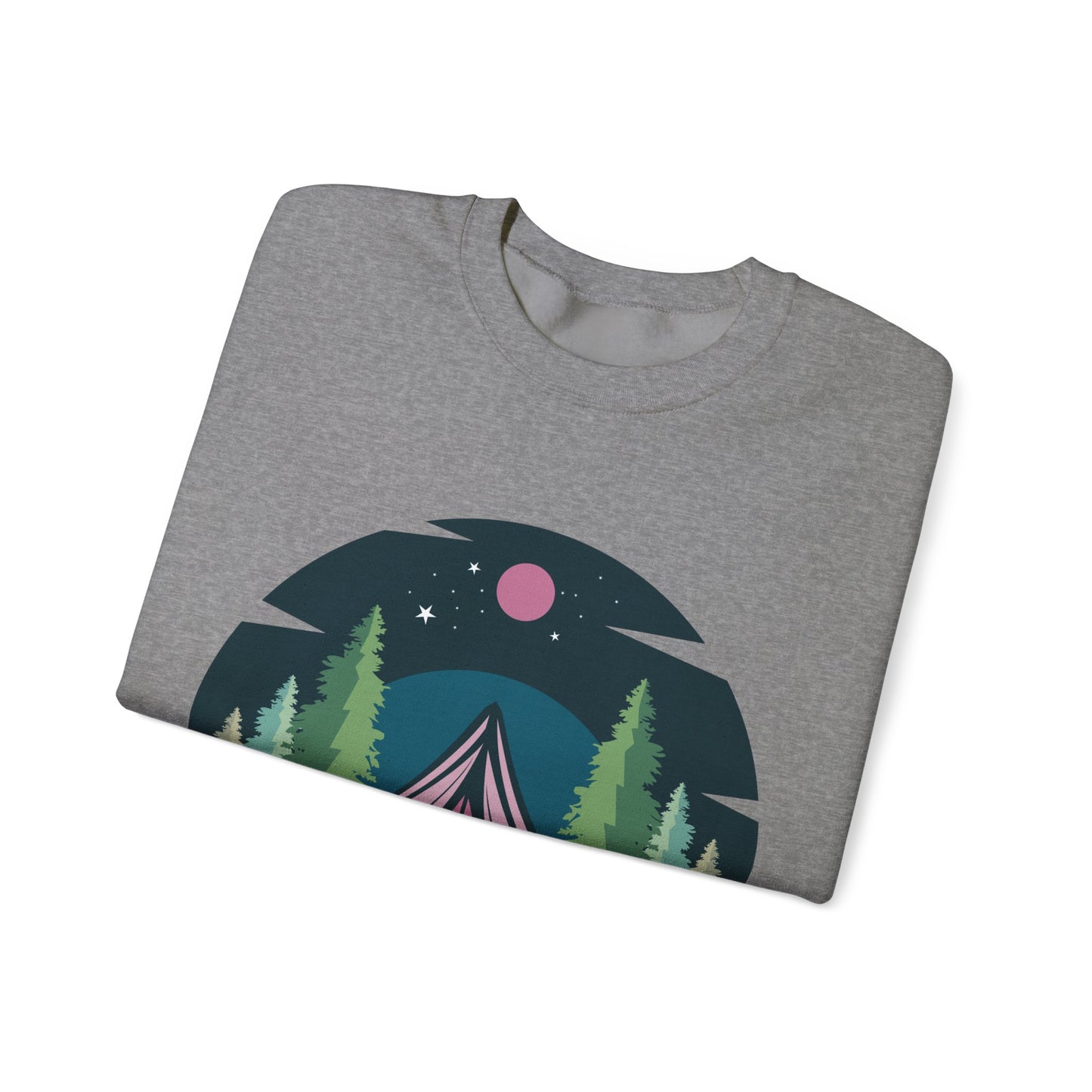 Camping Adventure Crewneck Sweatshirt |  Outdoor Lovers | True North