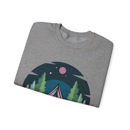 Camping Adventure Crewneck Sweatshirt |  Outdoor Lovers | True North