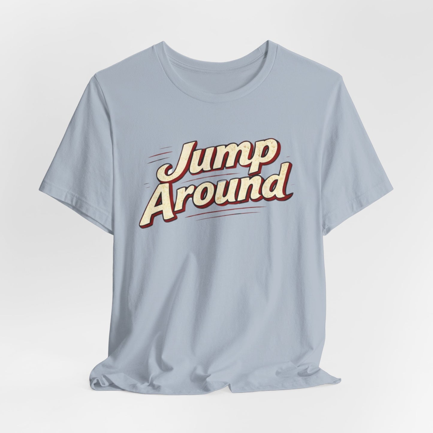 Jump Around Vintage Graphic Tee — Retro Dance Party JERSEY T‑Shirt MADISON