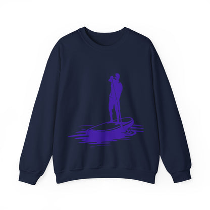 Paddle Boarder Crewneck Sweatshirt | Lightweight Pullover for Water Sports | True North