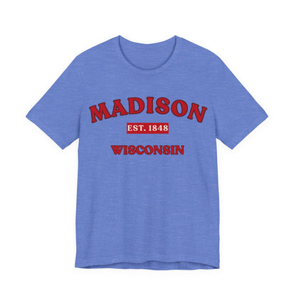Madison Wisconsin Established 1848 JERSEY Tee
