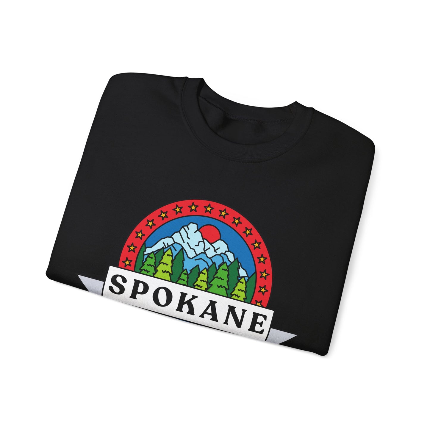 Spokane Mountain Badge Crewneck Sweatshirt