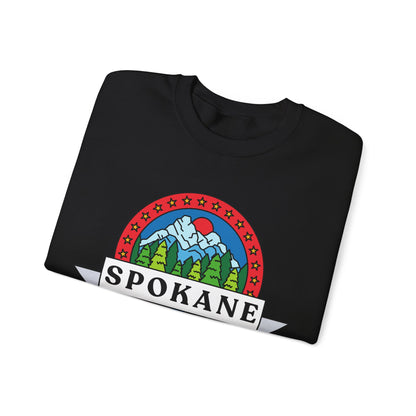 Spokane Mountain Badge Crewneck Sweatshirt