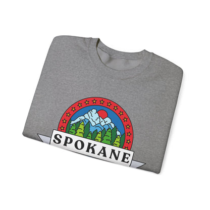 Spokane Mountain Badge Crewneck Sweatshirt