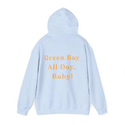 Green Bay Fan Gear Heavy Blend Hooded Sweatshirt | Cozy Sundays | True North