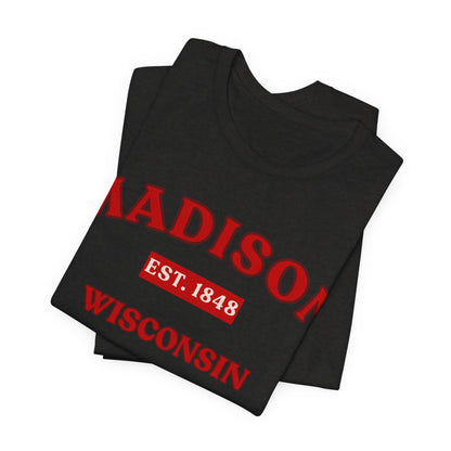 Madison Wisconsin Established 1848 JERSEY Tee
