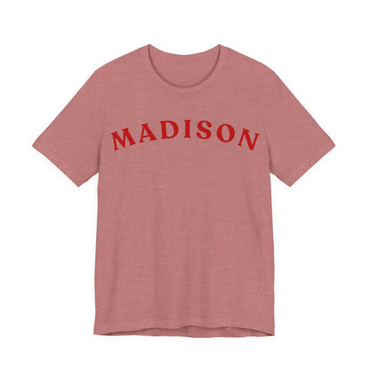 Madison Arc Name T‑Shirt — Personalized City/Name Tee