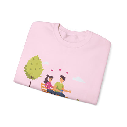 Cute Couple Crewneck Sweatshirt | Cozy Relationship Apparel | True North