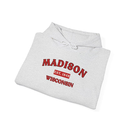 Madison Wisconsin Hoodie – Collegiate Vintage Campus Sweatshirt