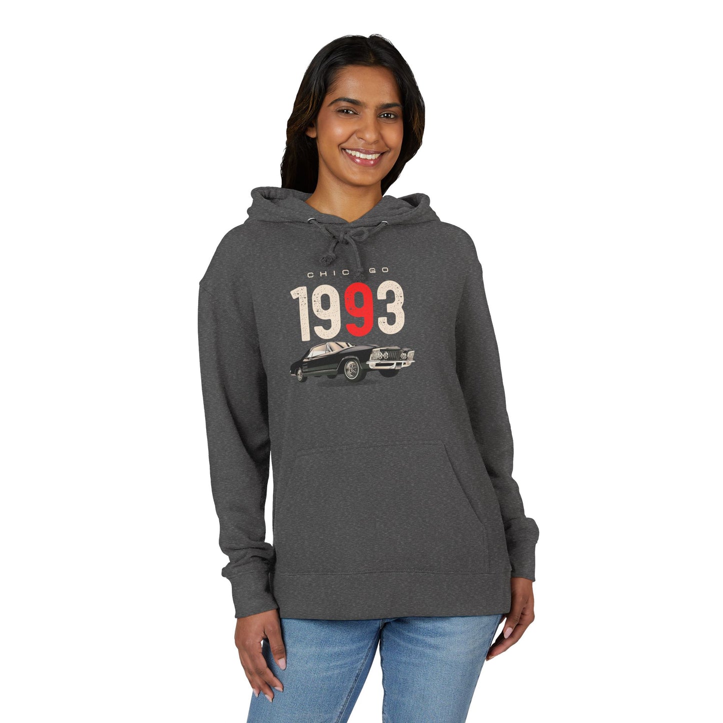 Vintage 1993 Chicago Car Hoodie | Retro Automotive Sweatshirt | True North