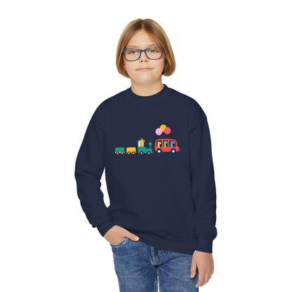 Colorful Vehicles Sweatshirt | Dino & Train | True North