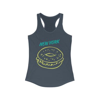 New York Bagel | Women’s Ideal Racerback Tank | True North