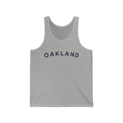 Oakland Minimalist Men/Unisex Tank Top | Classic Soft Feel | True North