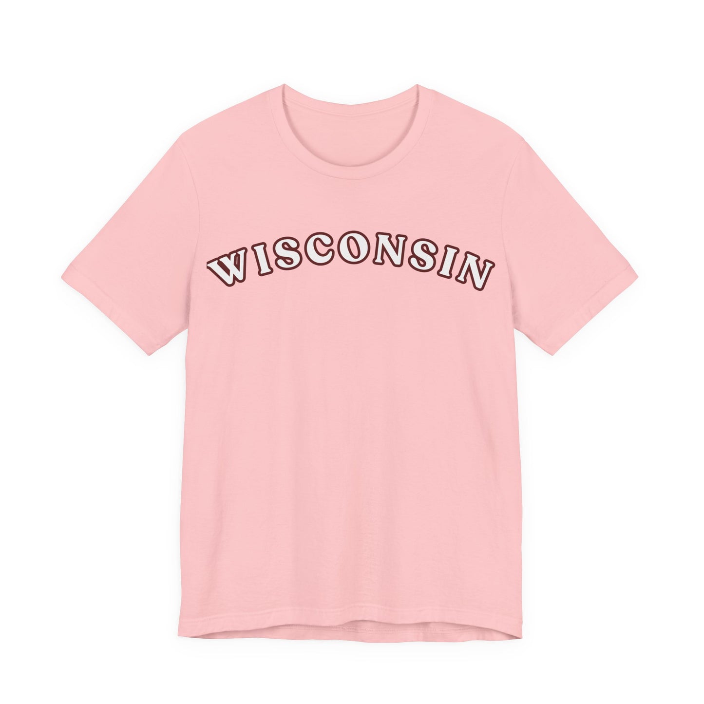 Wisconsin Arch Tee — Vintage Collegiate State T-Shirt MADISON JERSEY