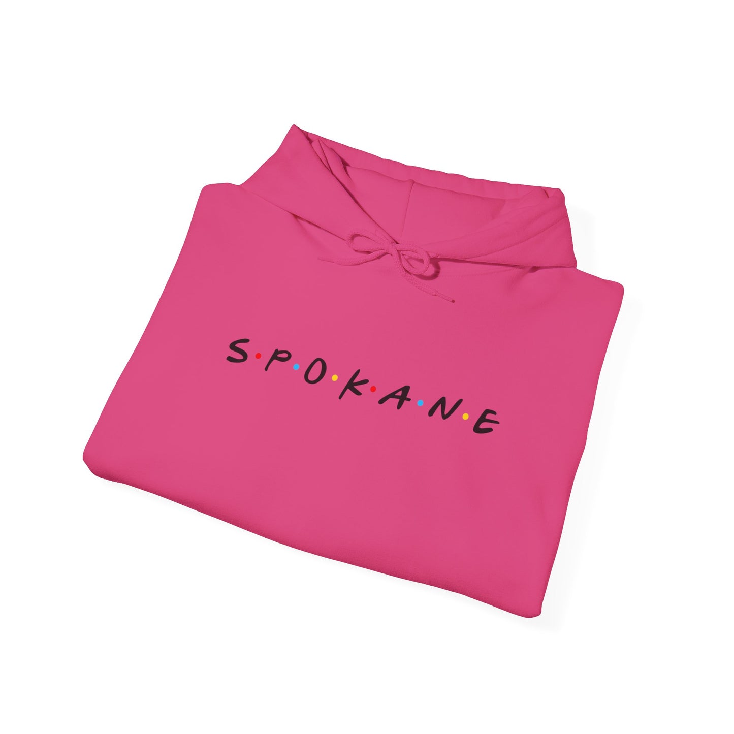 Spokane Script Hoodie - Minimal City Name Pullover