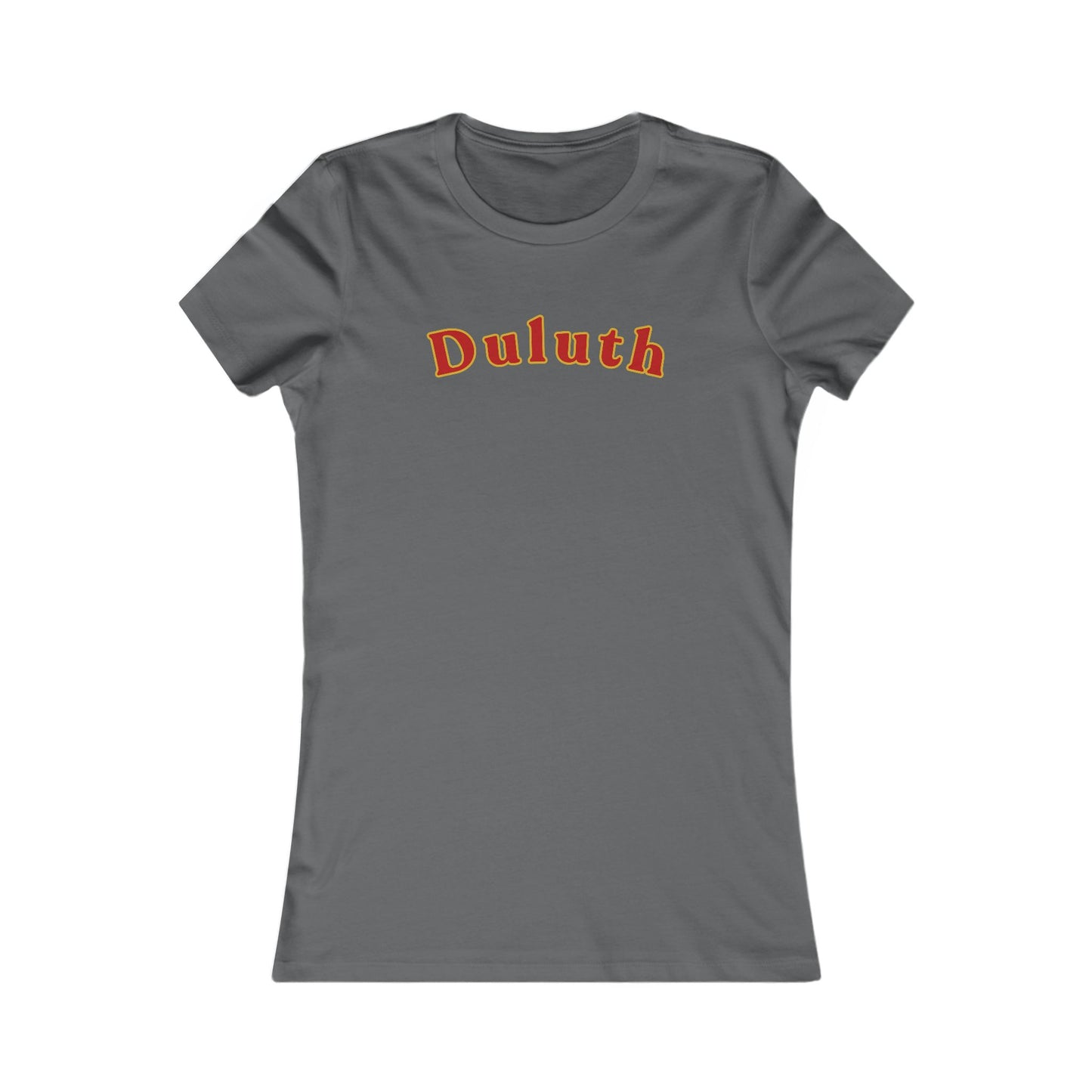 Duluth Curved Script Women's Tee — Retro City Pride T-Shirt