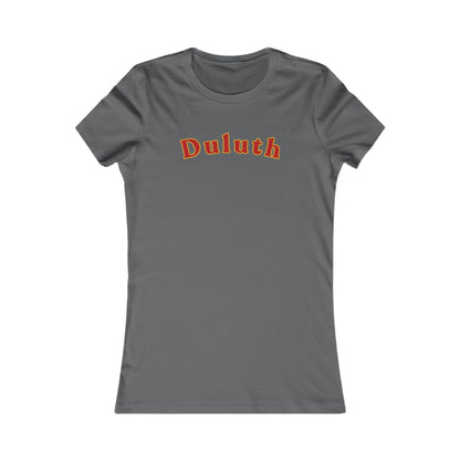 Duluth Curved Script Women's Tee — Retro City Pride T-Shirt