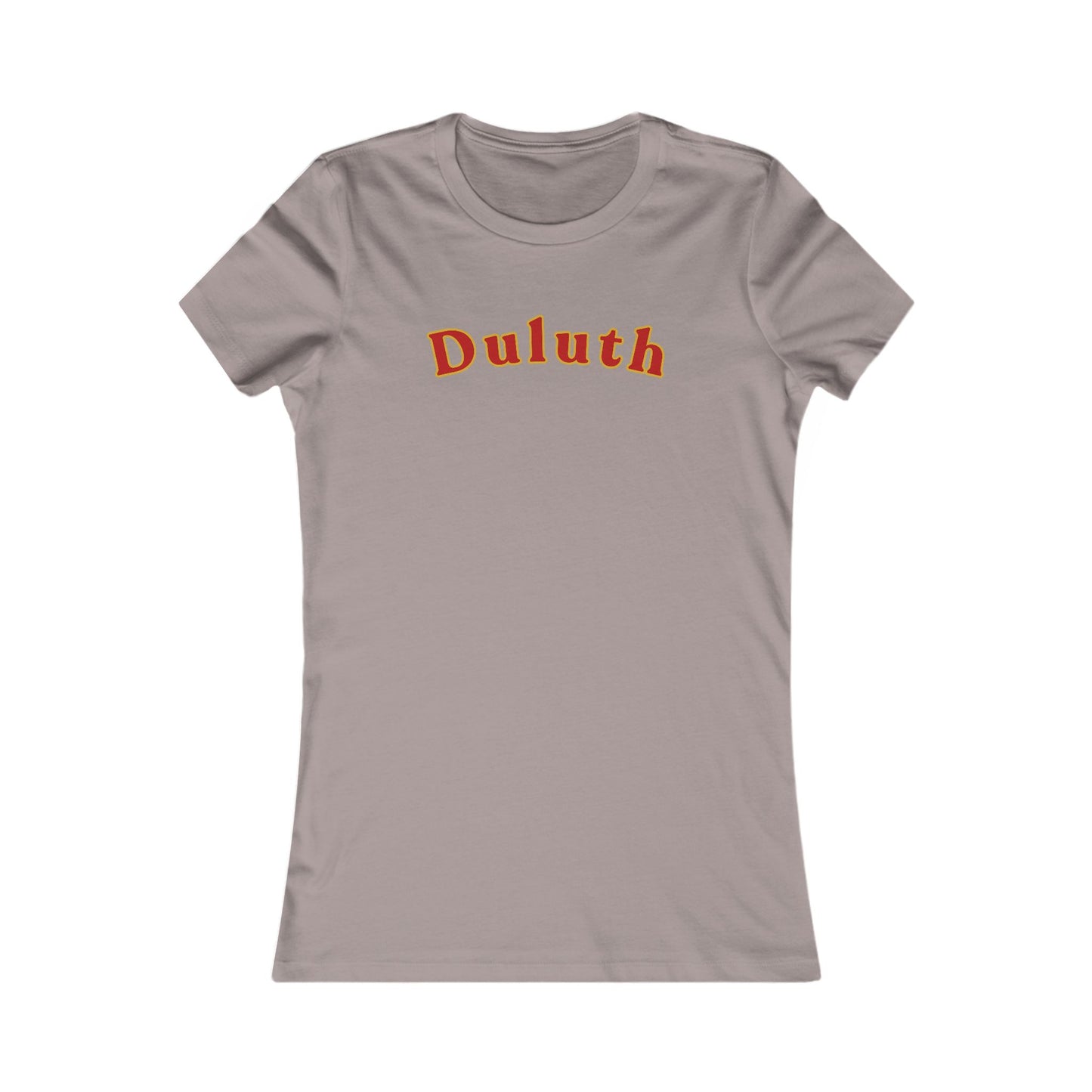 Duluth Curved Script Women's Tee — Retro City Pride T-Shirt
