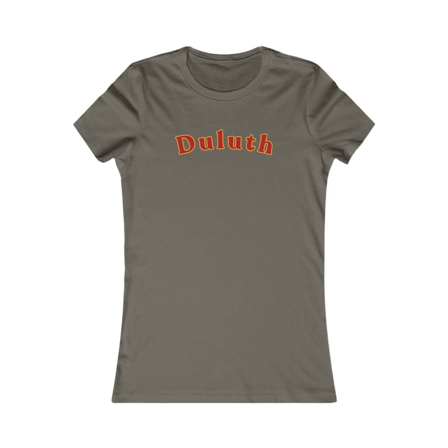 Duluth Curved Script Women's Tee — Retro City Pride T-Shirt