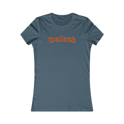 Duluth Curved Script Women's Tee — Retro City Pride T-Shirt