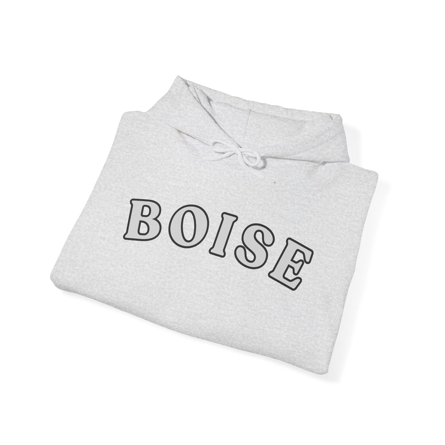 Boise Retro Arch Hoodie — Classic City Name Pullover