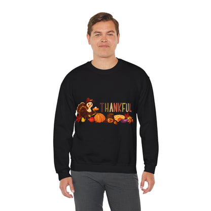 Thankful Thanksgiving Crewneck Sweatshirt  | True North